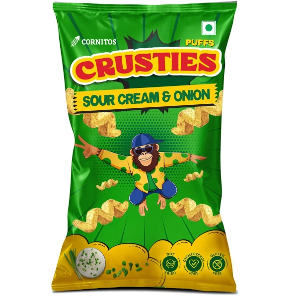 Cornitos Crusties Sour Cream & Onion 52g x2 (BUY 1, GET 1 FREE)