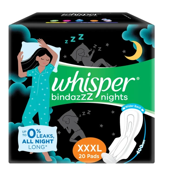 Whisper Bindazz XXXL 20 Pads