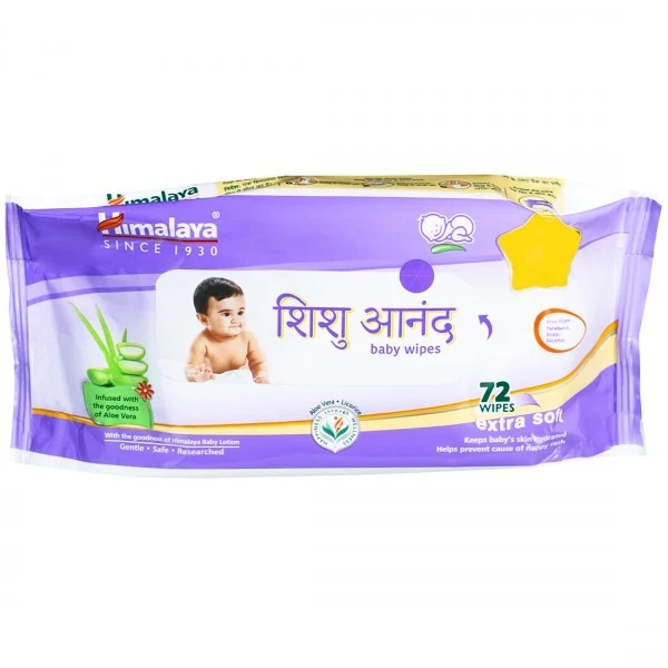 Himalaya Shishu Anand Baby Wipes 72N