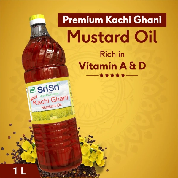 Sri Sri Tattva Mustard Oil 1lt Bottle