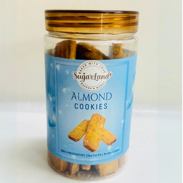 Sugarland Almond Cookies Jar (Made with 100% Amul Butter, No Palm Oil, Zero Trans Fat)