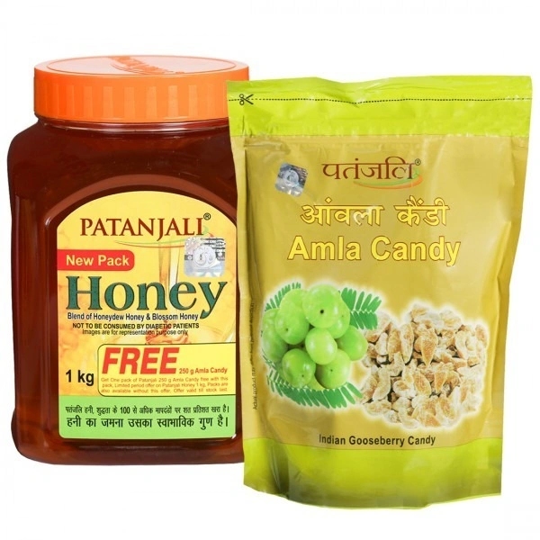 Patanjali Honey 1kg + Free Amla Candy