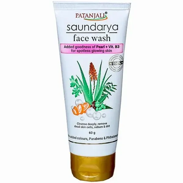 Patanjali Saundarya Face Wash - 60g