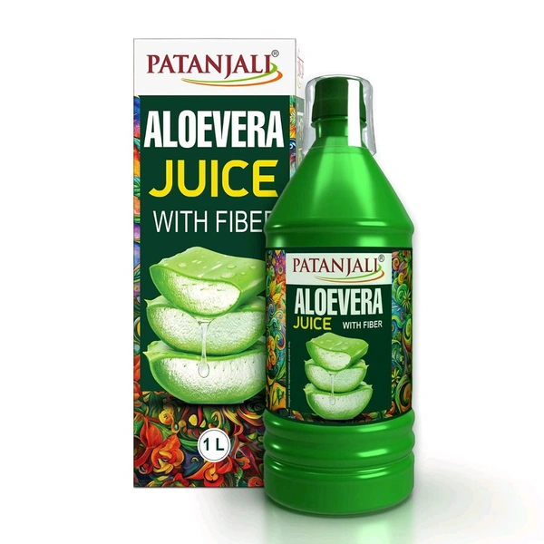 Patanjali Aloevera Juice 1lt With Fiber