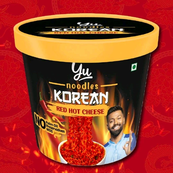 Yu Red Hot Cheese Korean Cup Noodles 80gm