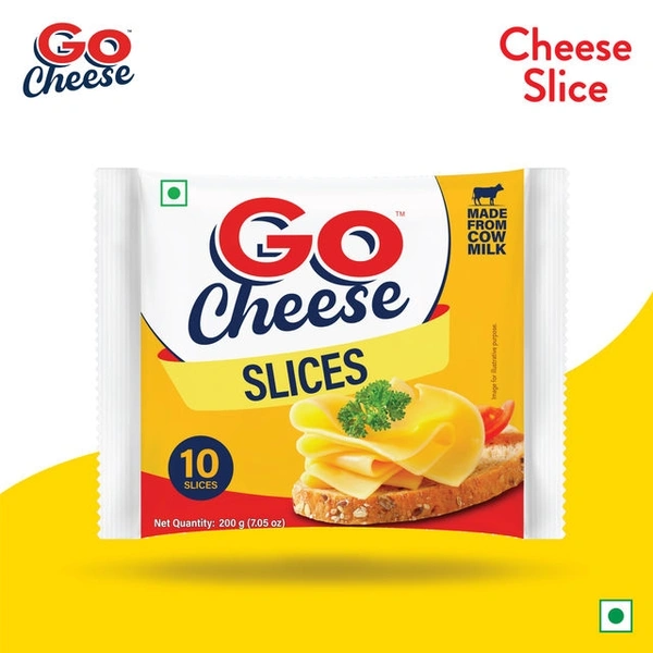 Go Cheese Slices 200gm