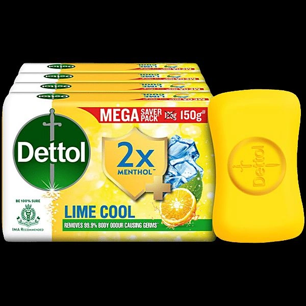 Dettol Lime Cool 4x100gm