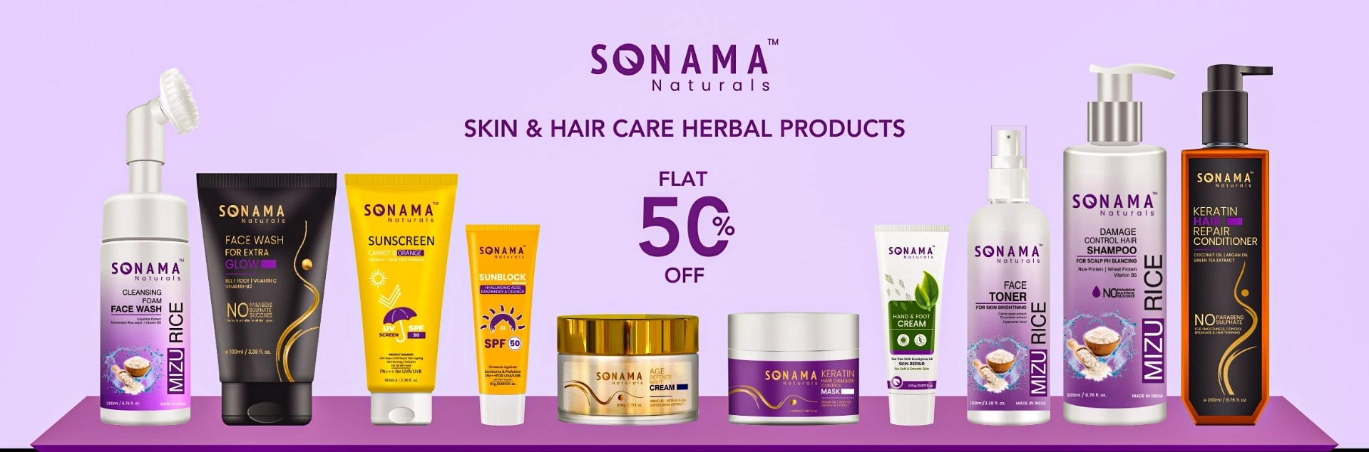 Sonama Naturals Products