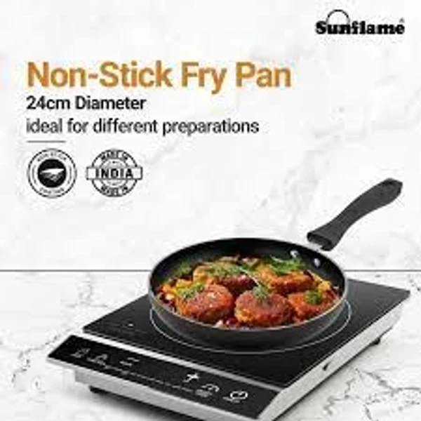 Sun Flame Frying Pan 240mm (Non Stick, Induction Base) 