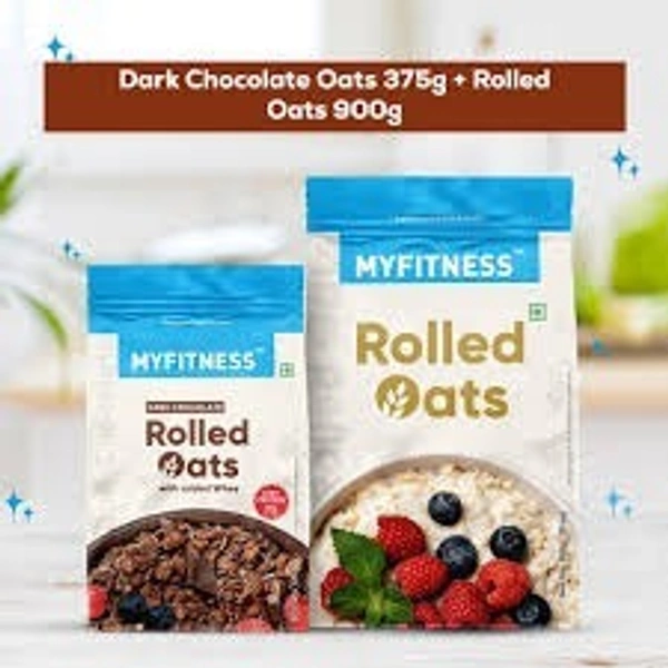 My Fitness Chocolate Whey Protein Rolled Oats 375g