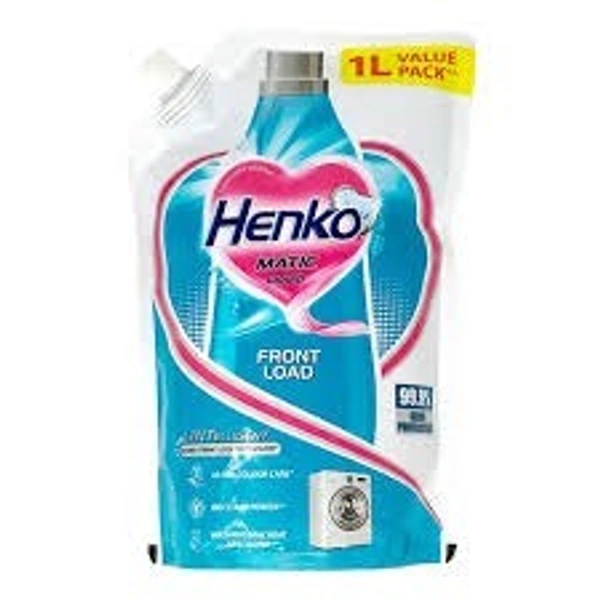 Henko Front Load Liquid 1lt - Pouch