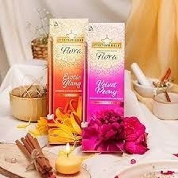 Mangaldeep Velvet Peony Long Dhoop Sticks