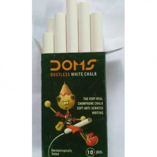 Dustless White Chalks 10N