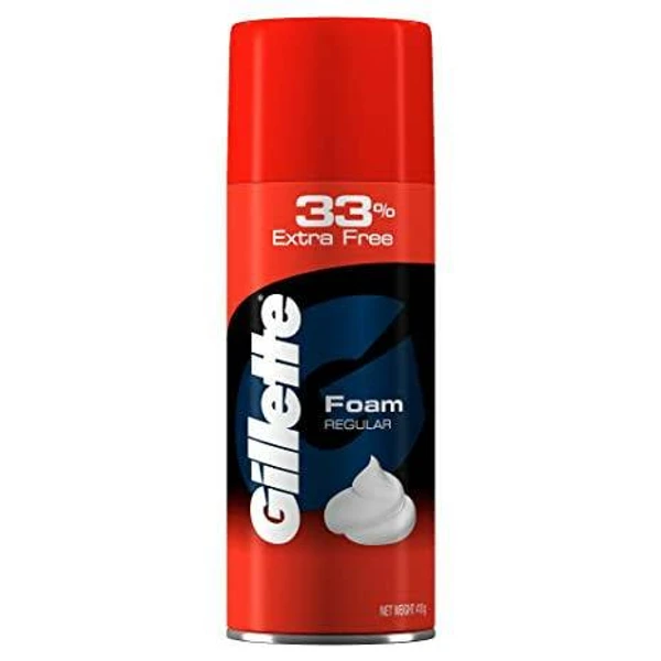 Gillette Foam Regular 418g - 50gm