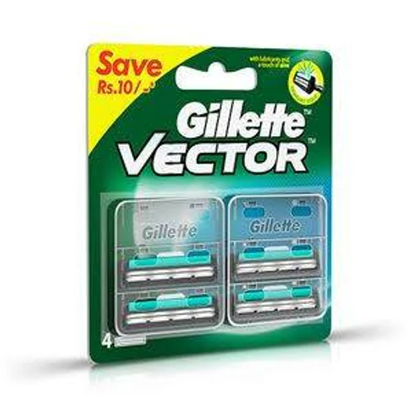 Gillette Vector+ 6 Blades - 4 Blades