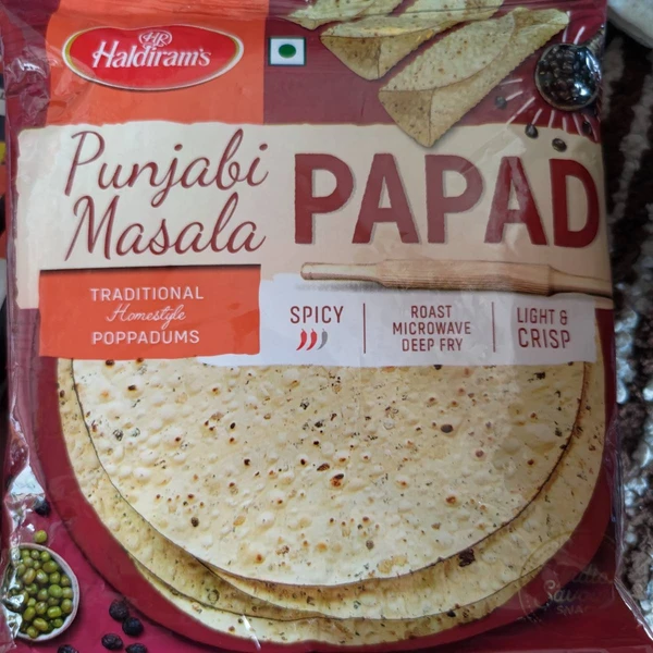 Haldirams Punjabi Masala Papad 200g