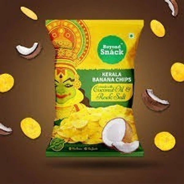 Beyond Snack Kerela Banana Chips Coconut Oil & Rock Salt 30g