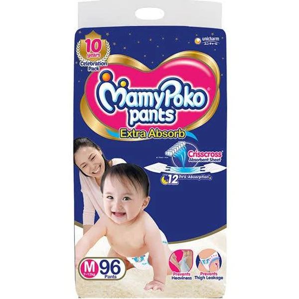 Mamy Poko Medium - 6 Diapers