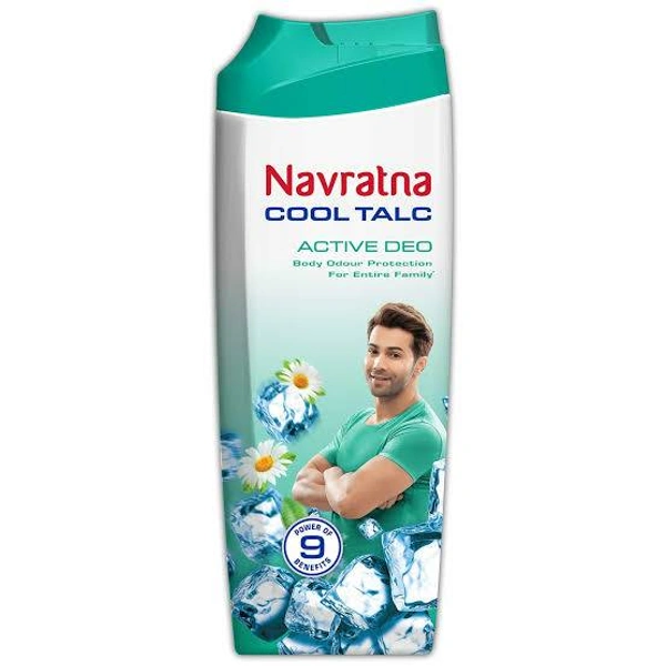 Navratna Cool Talc Active  - 100gm