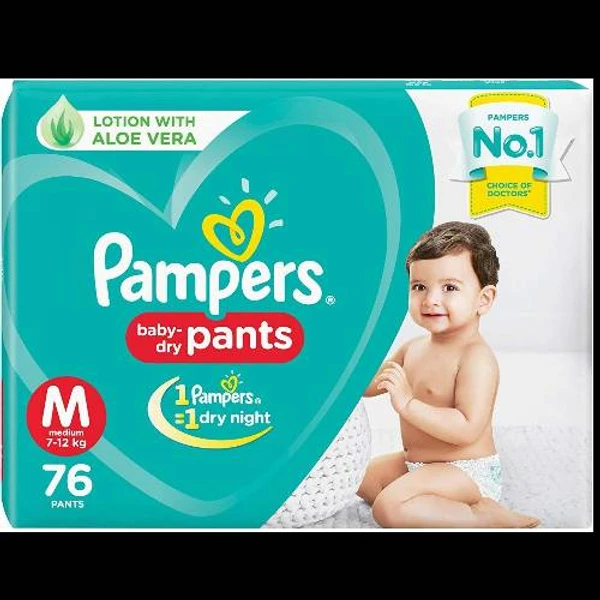 Pampers Medium M - 58 Diapers