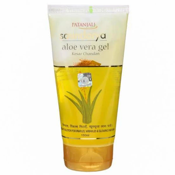 Patanjali Aloevera Gel Kesar Chandan - 60ml