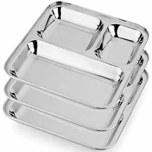 Steel Bhojan Thal for Kanjak (Single)