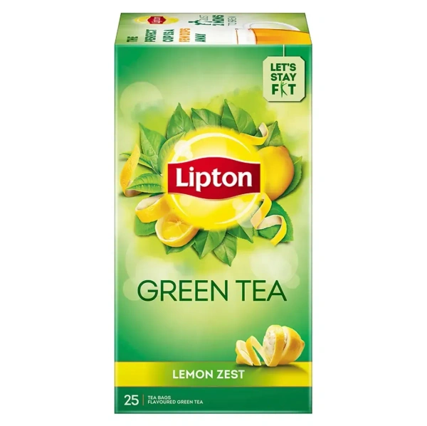 Lipton Green Tea 25 Bags - Lemon Zest