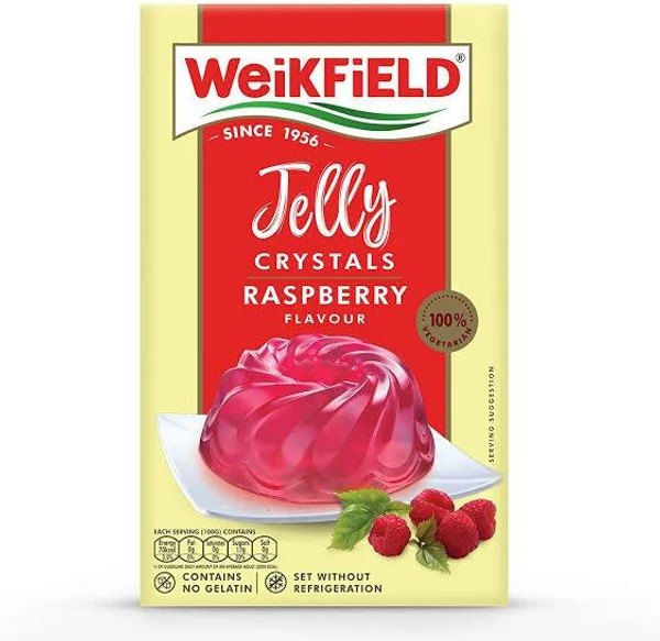 Weikfield Jelly Crystal Raspberry 90g