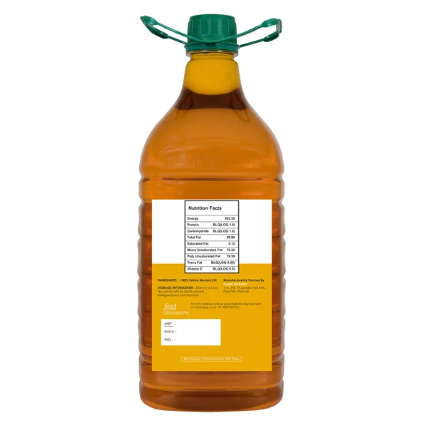 Yellow Mustard Oil - 5Ltr