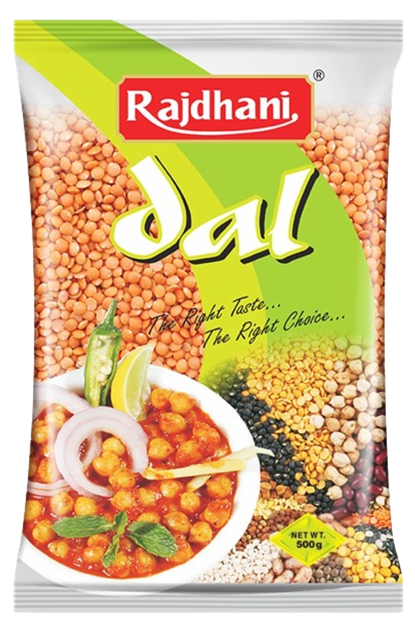 Rajdhani Lal Masoor Sabut 500g