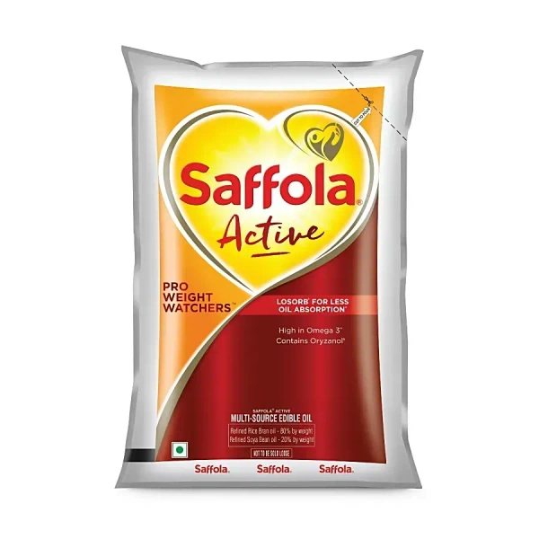 Saffola Active Rice brand Oil - 1l
