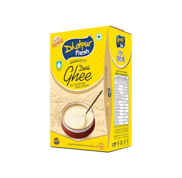 Dholpur Fresh Deshi Ghee - 1l