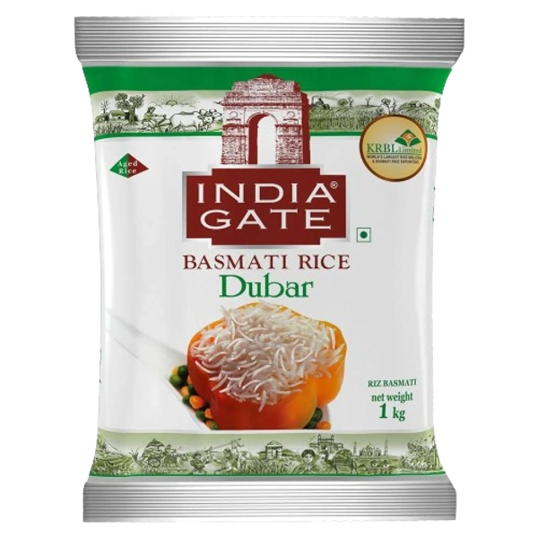 Indiagate Basmati Dubar Rice 1kg