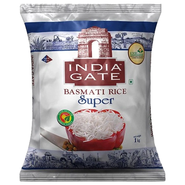 Indiagate Basmati Super Rice 1kg