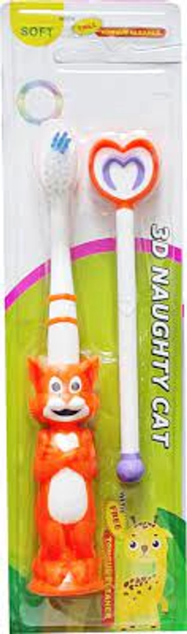 KIDS TOOTH BRUSH AND TONG CLINER