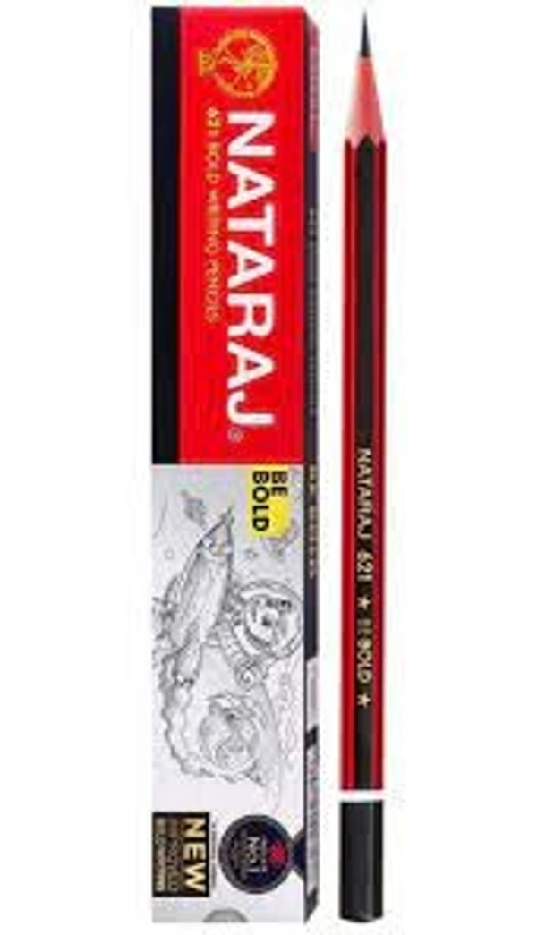 NATRAJ PENCIL  - 10 PC .1 SHARPNER AND 1 ERASER, NORMAL