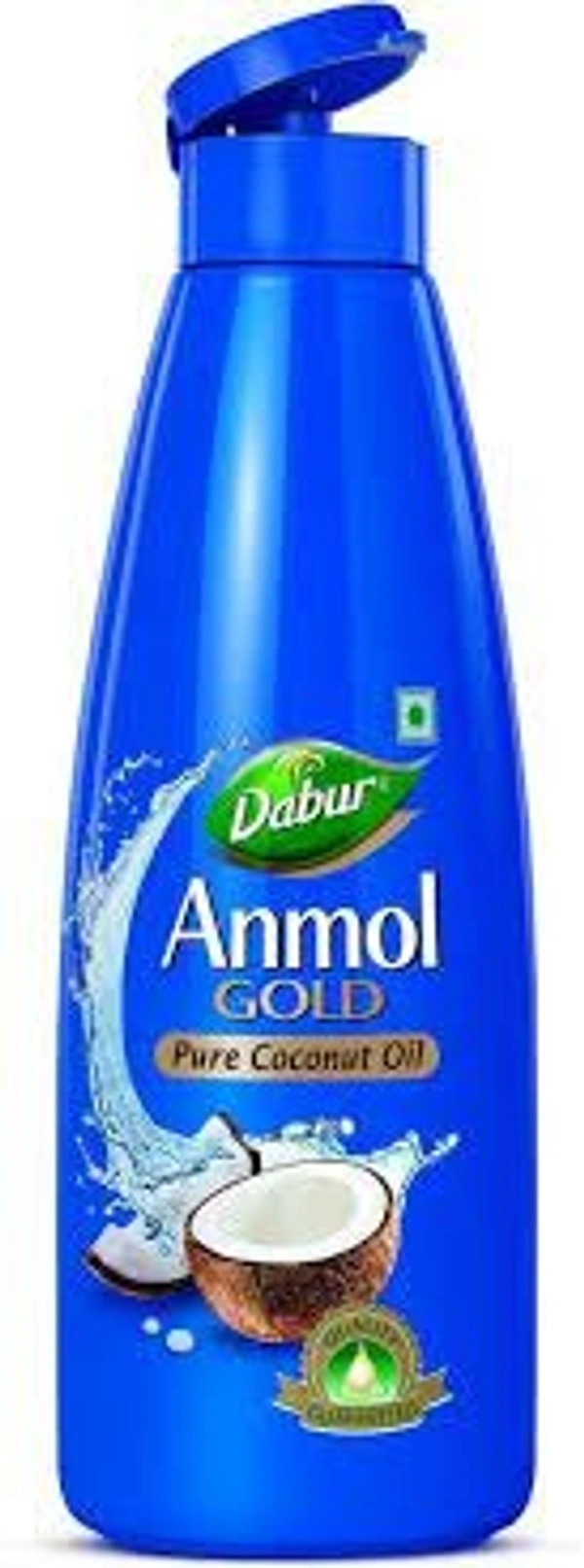 DABUR  ANMOL GOLD  COCOUANUT OIL - 500 ML, BLUE