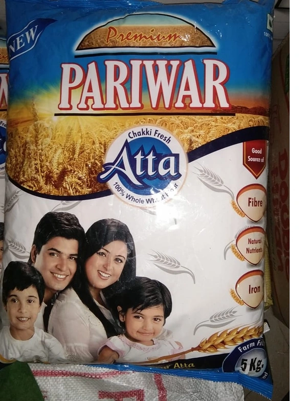 PARIWAR ATTA 5 KG POUCH - 5 KG PRICE