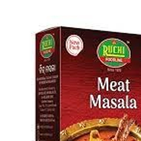 RUCHI MEAT MASALA 50 GM - 50 GM PACK, RED