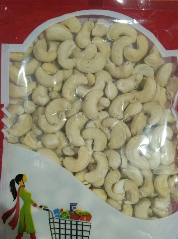 KAJU 200 GM POUCH - 200 GM POUCH, WHITE