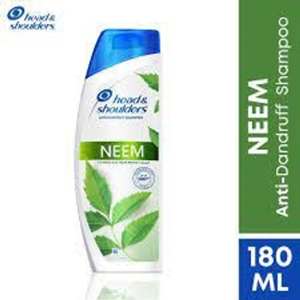 HEAD AND SHOULDER  NEEM 180 ML SHAMPOO - 180 ML, WHITE