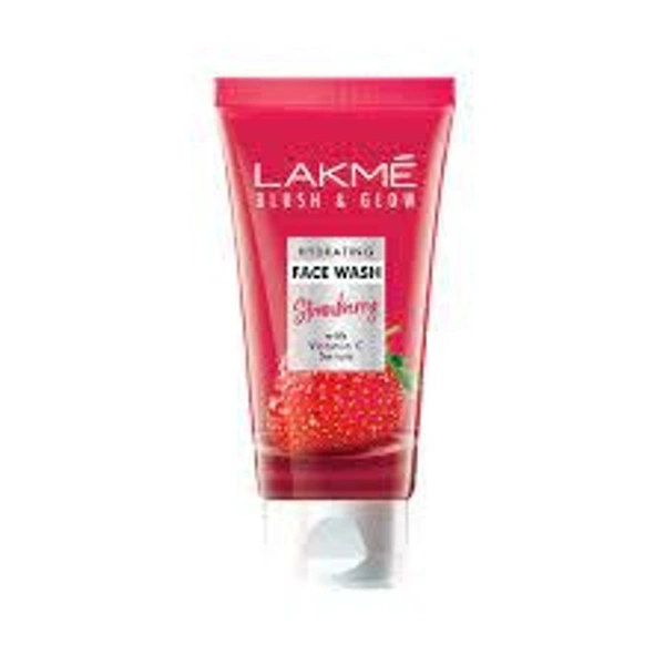 LAKME BLUSH AND GLOW FACE WASH 259 RUPEES - 100GM, STARBERRY