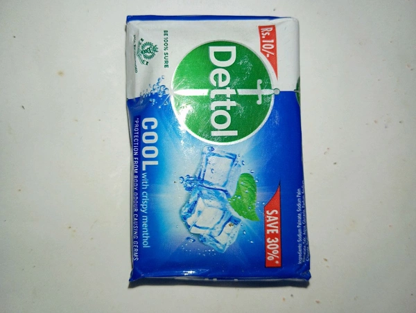 DETTOL ICY COOL BATHING BAR 40GM - BLUE, EACH 40GM