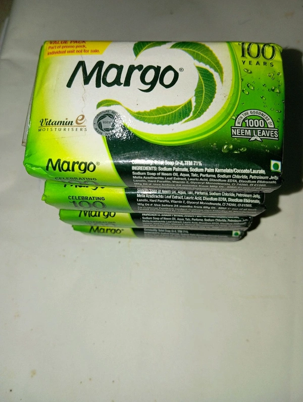 MARGO BATHING BAR75 GM PACK OF 4SET - NIM, 75 GM*4= 300GM