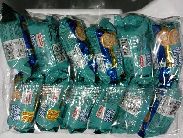 SOBISCOMILK TREAT CREAM BISCUITS PACK OF 12 - Mini, Teal
