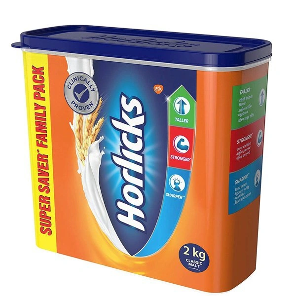 HORLICKS 2 KG CANTNER PACK - Blue, 2kg Cantoner Box
