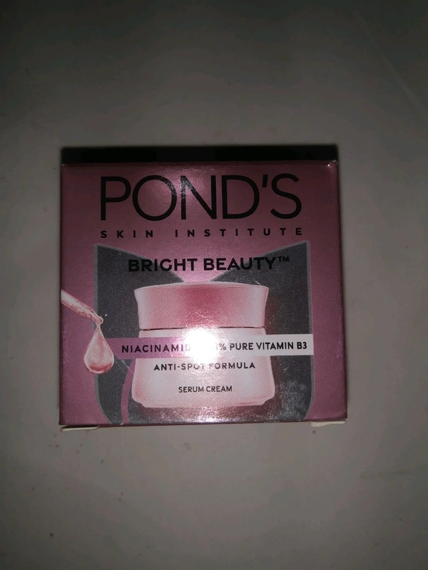 PONDS BRIGHT BEAUTY SERUM CREAM 23 GM - Brown, 23 Gm