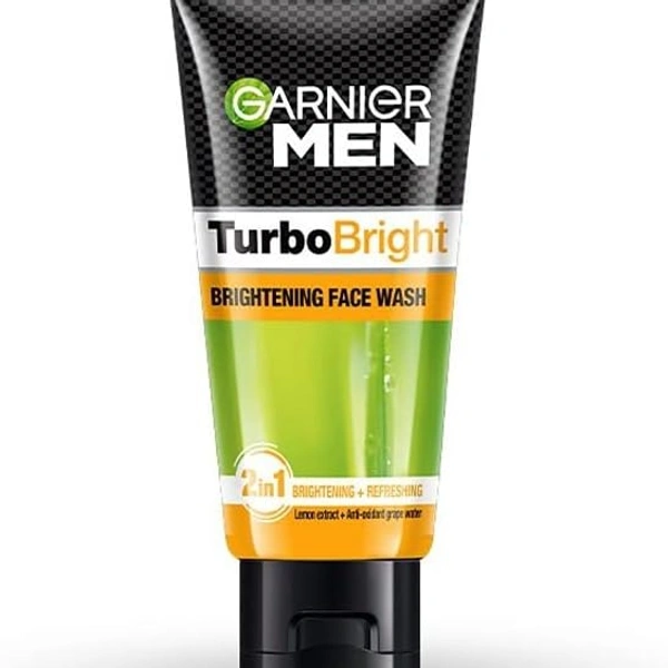 GARNIERMEN  ACNO FIGHT FACE WASH 50GM - Hint of Green, 50GM