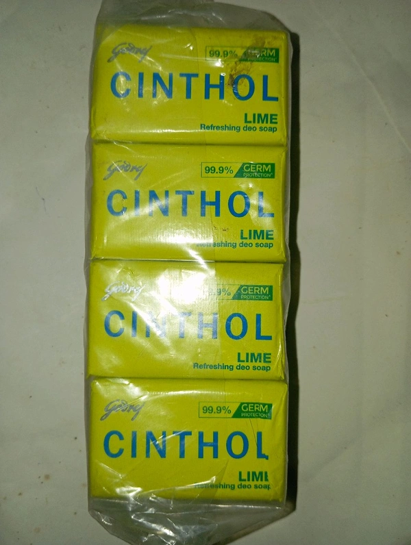 CINTHOL LIME SOAP SET OF 12  - Yellow