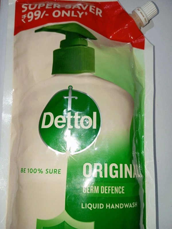 DETTOL HAND WASH 675 ML POUCH - Blue